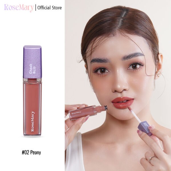Rosemary Cheek&Lip 02 Peony | Lip Cream | Blush On Cream | Eyeshadow Cream | Matte Finish - Makeup - Image 9