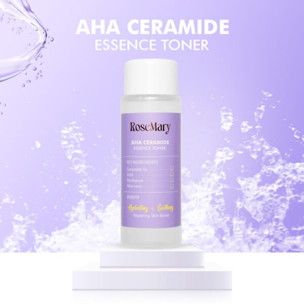 ROSEMARY AHA Ceramide Essence Toner 100 ml | Brightening Toner | Soothing Toner | Barrier toner | Exfoliating toner toner badan face mist hydrating AHA Toner - Image 9