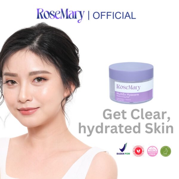 Rosemary MultiEx Hyacare Moisturizing Gel Melembabkan Redakan Iritasi Kontrol Minyak & Bekas Jerawat - Image 2