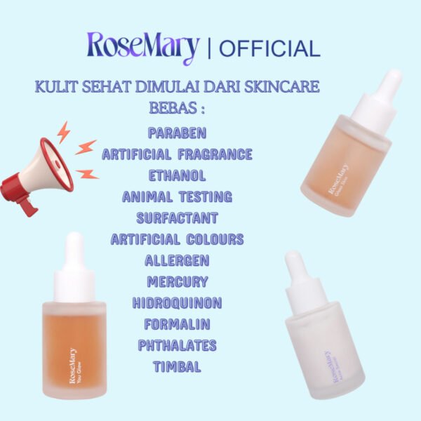 ROSEMARY Acne Secret Serum| Face Serum Oily Skin Menyembuhkan Jerawat Menenangkan Wajah Mengontrol Minyak Anti Inflamasi Anti Oksidan - Image 8
