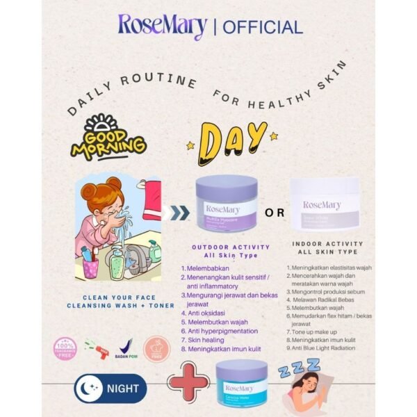 Rosemary MultiEx Hyacare Moisturizing Gel Melembabkan Redakan Iritasi Kontrol Minyak & Bekas Jerawat - Image 8