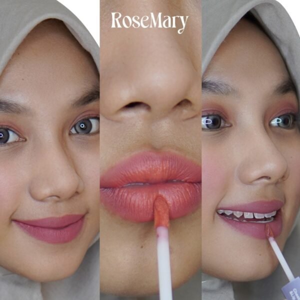 Rosemary Cheek&Lip 03 Baby's Breath |Lip Cream |Blush On Cream | Eyeshadow Cream|Matte Finish-Makeup - Image 6