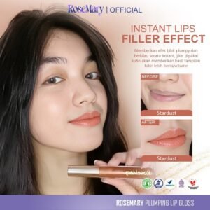 ROSEMARY Plumping Lip Gloss Stardust |Hydrating Plumping Gloss Moisturizing Lipgloss Filler Volume