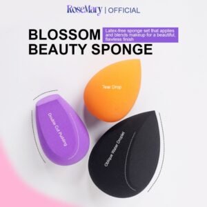 Rosemary Beauty Blender Latex Free for Sensitive skin Hypoallergenic Komestik Tools  Beauty Blender SPONGE MUA PROFESIONAL PUFF FOUNDATION CONCEALER CREAM BLUSH