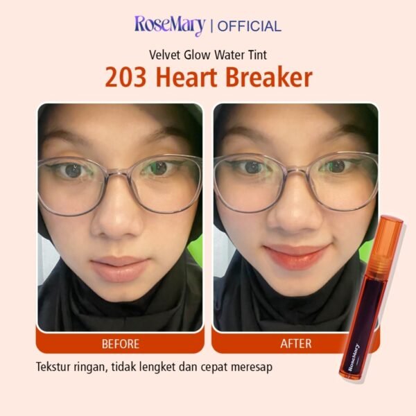 Rosemary Velvet Glow Water Tint 203 Heart Breaker - Image 3