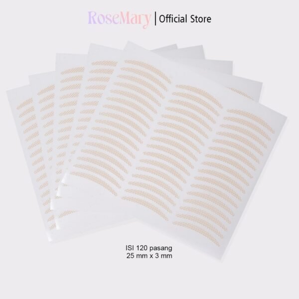 Rosemary Eyelid Tape Scoot Mata Isi 120 Pasang  Lipatan Mata Scocth Mata Invisible Eyelid Tape LEM STIKER KELOPAK SELOTIP - Image 9